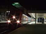 101 130 wartet am Abend des 10.05.08 mit CNL nach Berlin/Dresden auf seine Abfahrt in Mannheim Hbf