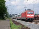 101 104-8 mit IC 2329 bei der einfahrt Solingen Hauptbahnhof