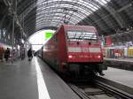 101 104-8 mit IC2391 von Frankfurt(Main)Hbf nach Salzburg Hbf.Am 06.10.08 in Frankfurt(Main)Hbf.