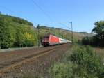 101 116 zieht ein IC nach Hamburg bei Gambach.27.09.08