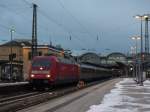 101 017-2 mit EC 6 Chur - Hamburg-Altona in Mainz Hbf. 12.02.10