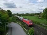 101 110-5 zieht den IC 2028 von Nrnberg nach Hamburg-Altona fhrt mit kleiner Versptung aus Mnster (Hbf) los in Richtung Elbe-Metropole.