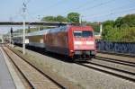 101 026-3 mit dem CNL 451 von Paris Est nach Berlin Sdkreuz in Nennhausen. 29.05.2010