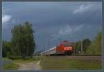 101 050 mit EC 379 bei Rckersdorf am 24.05.2010