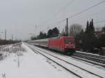 101 087 mit Ic 132 von Norddeich Mole nach Luxembourg bei der Durchfahrt in Angermund.