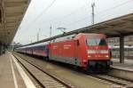 101 103-0 mit dem DZ 2860 von Warnemnde nach Berlin-Lichtenberg in Berlin-Lichtenberg. 20.07.2011