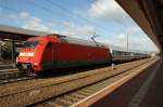 101 054-5 mit IC 2355 von Frankfurt(M) Flughafen Fernbf nach Ostseebad Binz in Eisenach am 14.09.2011