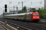 DB 101 001-6 unterwegs mit dem EC 215 nach Klagenfurt am Heimeranplatz.
