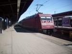 101 115-4 als IC im Stralsunder Hauptbahnhof am 21.06.2012