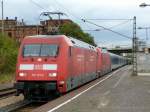 101 121  und 101*** durchfahren mit ihrem IC am 15.10.12 durch Dresden Friedrichstadt.