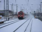 101 112 erreichte,am 12.Februar 2013,mit dem IC 2184 Hannover-Binz,Bergen/Rgen.