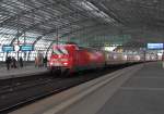 101 004-0 mit dem IC 2432 von Berlin Ostbahnhof nach Norddeich Mole am 19.03.2013 beim Halt in Berlin Hbf.