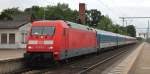 101 078-4 mit IC 2071 von Hamburg-Altona nach Dresden Hbf in Ludwigslust am 29.06.2013