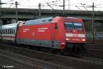 101 066-9 ist mit einen IC am 25.03.14 vom bhf hh-harburg abgefahren