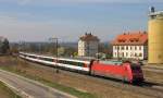 Mit IC 282 (Zürich HB - Stuttgart Hbf) am Zughaken passiert 101 083-4 am 29.