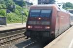 OSNABRÜCK, 09.06.2014, 101 057-8 als IC 148 nach Amsterdam CS bei der Einfahrt in Osnabrück Hbf