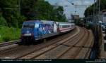 101 070 schiebt IC 2047 Köln Hbf - Dresden Hbf in Wuppertal-Elberfeld