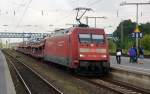 101 066 fuhr am Morgen des 02.07.14 mit dem CNL 1286 aus München durch Buchholz(Nordheide) nach Hamburg-Altona.