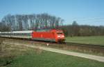  101 018  bei Rastatt  10.03.02