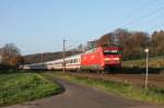  Preis Lok  101019 mit IC 141 auf dem Weg nach Berlin am 21.10.2014 um 10.01 Uhr in der Bauernschaft Westerkappeln - Velpe.