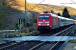 IC aus Bingen kommend, gezogen von der 101 103-0.2.3.2015