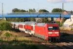 101 030 mit CNL 1279 (Hamburg-Altona–Zrich HB) am 02.07.2014 in Tostedt