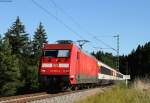 101 055-2 mit dem IC 182 (Zürich HB-Frankfurt(Main)Hbf) auf dem Einödviadukt 3.8.15