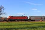 101 044-6 DB bei Bad Staffelstein am 07.12.2015.