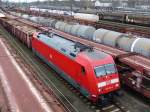 101 072-7 (91 80 6 101 072-7  D-DB) mit Güterzug in Seelze einlaufend - 02-12-2015 - 12:26 UhrWeitere Bilder zum Thema Bahnfotografie gibt es auf meiner Site unter:   Ralf's Eisenbahnbilder