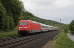 101 071-9 DB mit IC bei Erzhausen am 17.05.2016