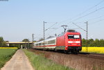 101 009-9 mit dem IC 2535 (Bremen Hbf-Hannover Hbf) bei Lindhorst 7.5.16