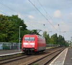 Vor der 01 150 kam überrasschend 101 100-6 solo durch Königswinter Richtung Koblenz gefahren.