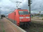 BR 101 110-5 mit IC 1943 nach Berlin Sdkreuz,am Ende hngt eine BR 101 mit IC 1949 nach Leipzig stehen in Dortmund Hbf.