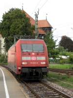101 023-0 rangiert in Konstanz, 3. September 2008.
