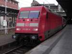 BR 101 mit IC Waggons am 02.08.2005