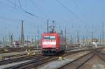 101 053-7 mit Leichtem Frontschaden am Leipzig Hbf 09.04.2015