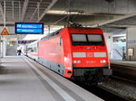Berlin Südkreuz  am 08. April 2016. 101 131-1 zur Bereitstellung als IC 1034 nach Hamburg-Altona auf Gleis 7. 
