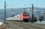 28.01.2017 Streckenabschnitt Uhingen 101 070-1