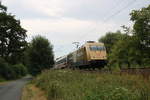 Am 28.7.18 bespannte 101 071  Zeit für Gold  den Intercity aus Köln nach Norden-Norddeich.