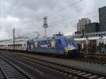 Am 16.5.07 verlsst die 101 101-4 verlsst am 16.5.07 mit einem IC in Richtung Berlin den Hbf von Hannover