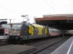 101 141 mit dem IC 2153 nach Halle am 09.03.2008 im Dsseldorfer Hbf 