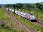 101 144  Hertha  zog am 13.6.2009 den IC 79655 von Wiesbaden nach Dresden.