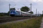 101 070-1  Adler Mannheim  mit dem IC 1896 Berlin Sdkreuz zwischen Growudicke und Rathenow. 22.08.2010