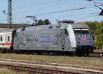 101 028-9(Lokwechsel in Bad Bentheim)mit IC 141 von Schiphol(Airport) nach Berlin Ostbahnhof bei der Einfahrt im Bahnhof Stendal.26.05.2012