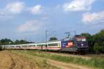 DB Fernverkehr 101 100  energiewende  mit IC 2029 Hamburg-Altona - Nürnberg Hbf (Vehrte, 23.08.12).