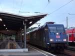 Am Morgen des 12.5.14 stand die 101 025, welche für Starlight Express wirbt, im Bahnhof von Tübingen. Den Zug den sie am Haken hatte, ist der einzigste Fernverkehrszug, welcher von diesem Hauptbahnhof startet. Zugnummer war IC2010 Tübingen - Düsseldorf.