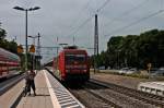 Durchfahrt am 07.06.2014 von 101 092-5  Bernina Express abenteuerliCH  mit dem +40 Min Verspäteten EC 9 (Hamburg-Altona - Zürich HB) in Emmendingen gen Freiburg.