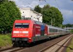 Werbelok 101 006  BERN BERNER OBERLAND himmlisCH Schweiz jetzt buchen und geniessen  mit dem IC 2379 Stralsund - Hamburg Hbf; Friedrichsruh, 23.06.2015
