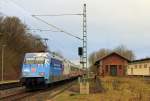 101 055-2 DB in Michelau/ Oberfranken am 23.12.2015.