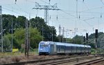 Am 20.7.16 kam die 101 055  Schau ins Land Reisen  mit einem EC bestehend aus tschechischen Wagen durch Zossen gefahren.